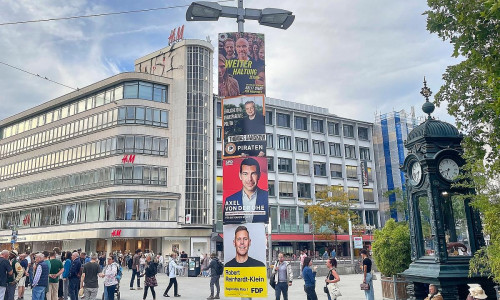 Wahlplakate für die Kommunalwahlen (Archiv)