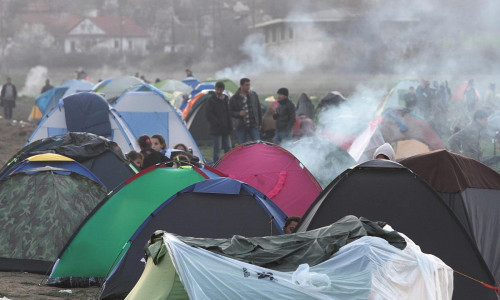 Flüchtlingslager Idomeni (Archiv)