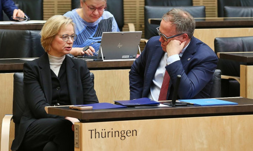 Katja Wolf und Mario Voigt (Archiv)