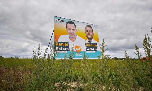 CDU-Wahlplakat für die Landtagswahl 2026 in Mecklenburg-Vorpommern (Archiv)