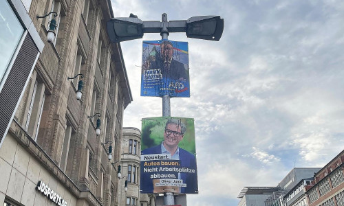 Wahlplakate für die Kommunalwahlen (Archiv)