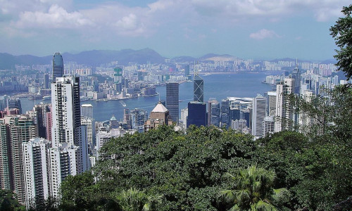 Blick über Hongkong (Archiv)