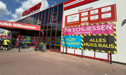 Der Räumungsverkauf in Wolfenbüttel läuft.