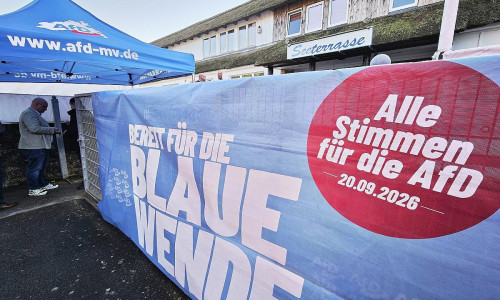 AfD-Wahlparty in Schwerin am 20.09.2026