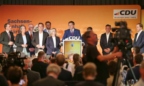 CDU-Wahlparty in Sachsen-Anhalt am 06.09.2026
