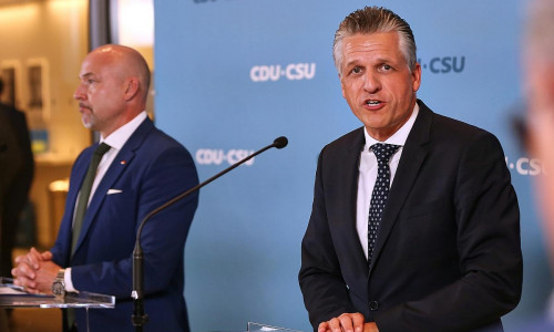 Alexander Hoffmann und Thorsten Frei am 07.09.2026