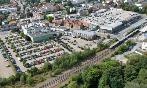 Um das Areal links vom Bahnhof geht es.