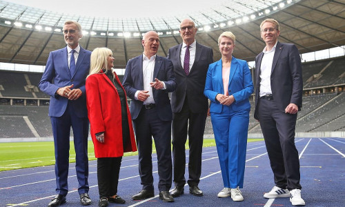 Vorstellung der Berliner Konzepts für Olympia-Bewerbung wird vorgestellt im Mai 2025 (Archiv)
