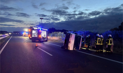Am Freitag kam es zu zwei Unfällen auf der A39.