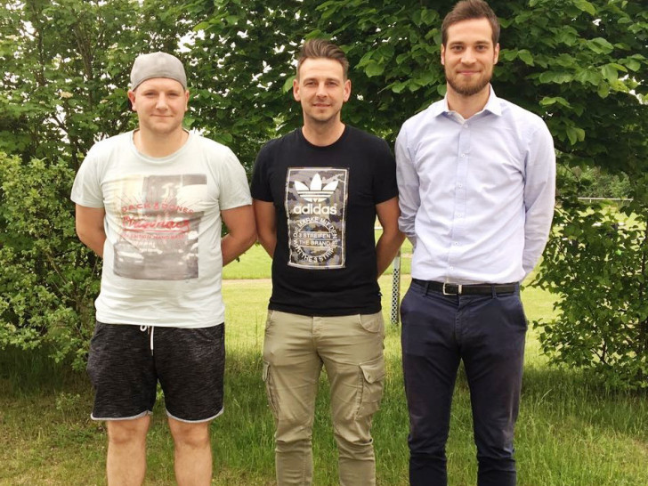 Das neue Trainergespann der HSV-Kreisliga-Mannschaft (von links) Christoph Ritter, Nils Schräder und Steffen Deuse. Foto: HSV