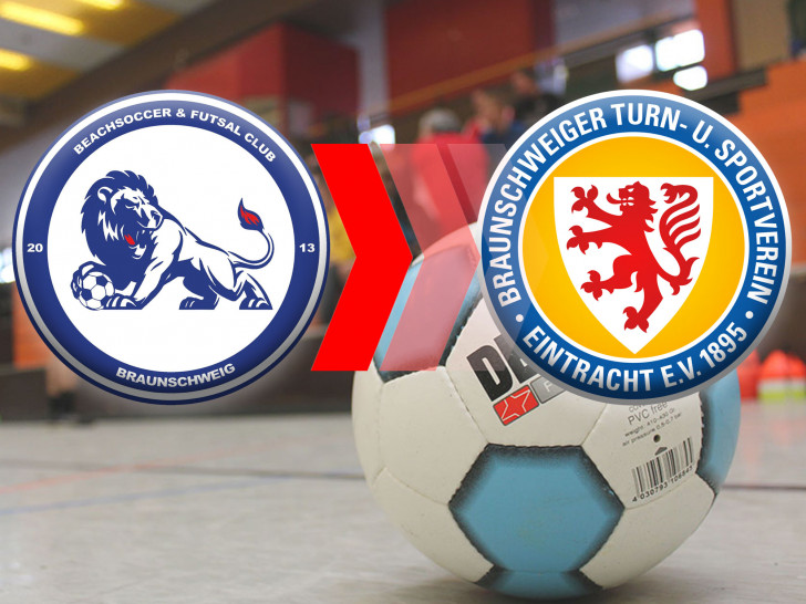 Alles neu macht der April: Aus dem BFC wird Eintracht Braunschweig Futsal. Grafik: Vollmer