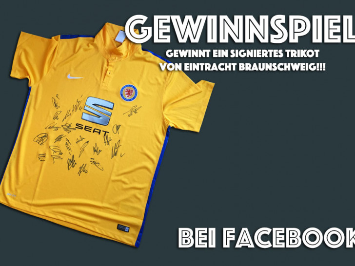 Gewinnt ein handsigniertes Trikot auf unserer Facebook-Präsenz. Grafik: Frank Vollmer