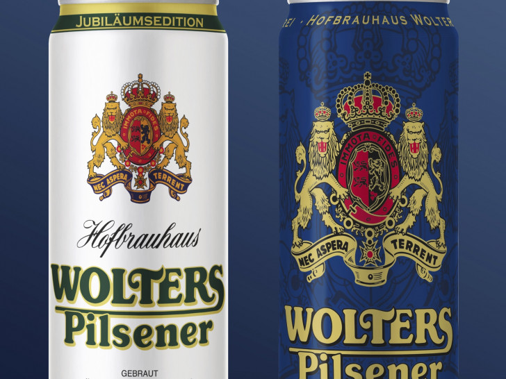 Erinnern Sie sich noch? Die gute alte Wolters-Dose, hier neben dem aktuellen Design, kommt jetzt Anfang Juli anlässlich ihres 50. Geburtstages in den Handel. Foto: Wolters