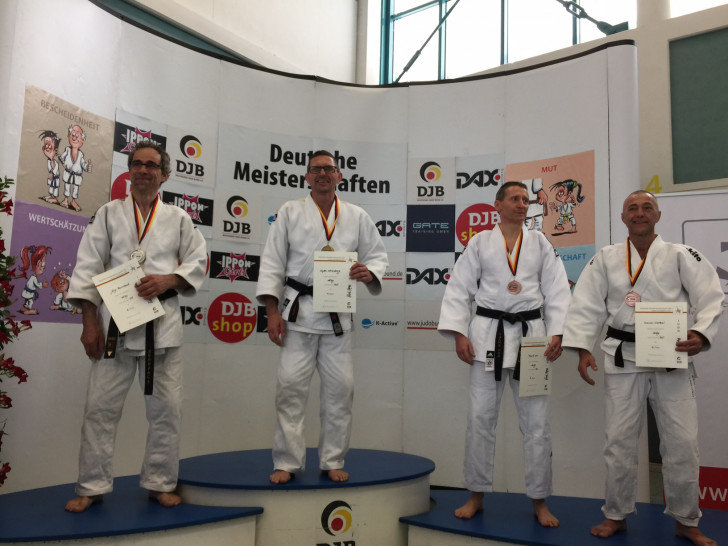 Erfolgreiche Judoka des BJC bei der deutschen Ü30-Meisterschaft. Foto: Karsten Täuber