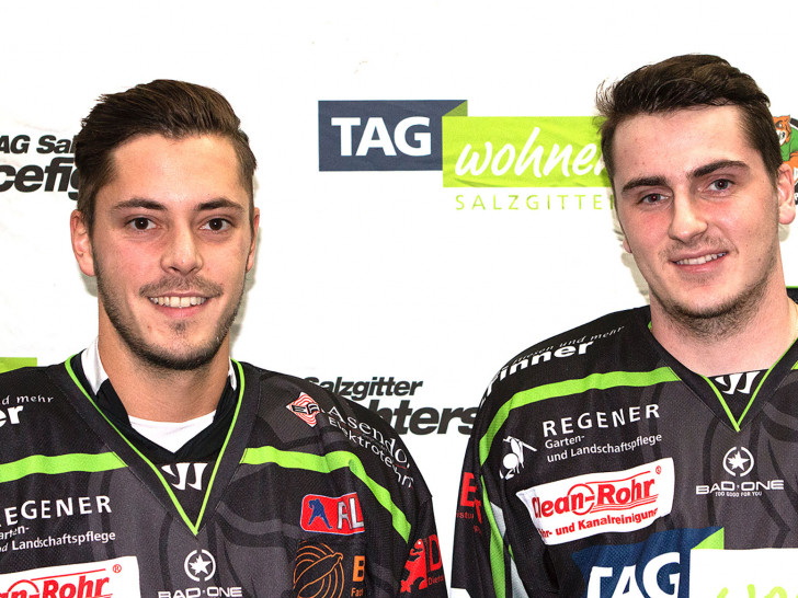 Lucas Engel und David Rudolph komplettieren kurz vor dem Ligabeginn die Icefighters. Foto: Jens Bartels