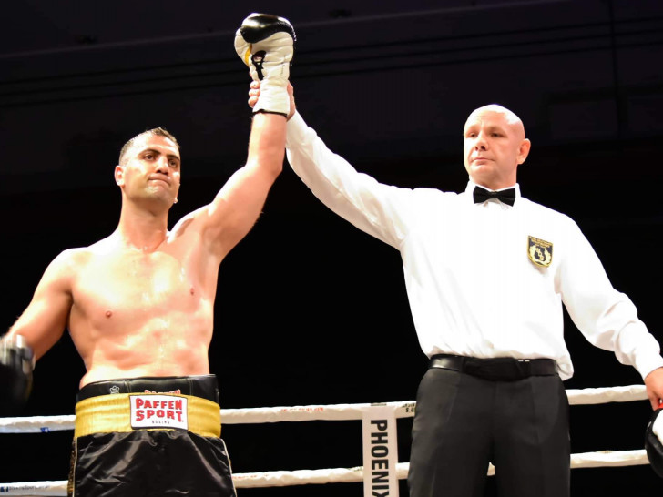 "Huck-Warrior" Armenak Hovhannisyan wird in Braunlage um den World Boxing Council Asian Boxing Council Light Heavy Title boxen. Foto: MH Boxing