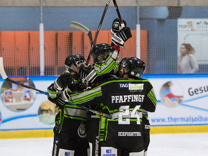 Wichtige Punkte für die Salzgitter Icefighters. Foto: Jane Bartels