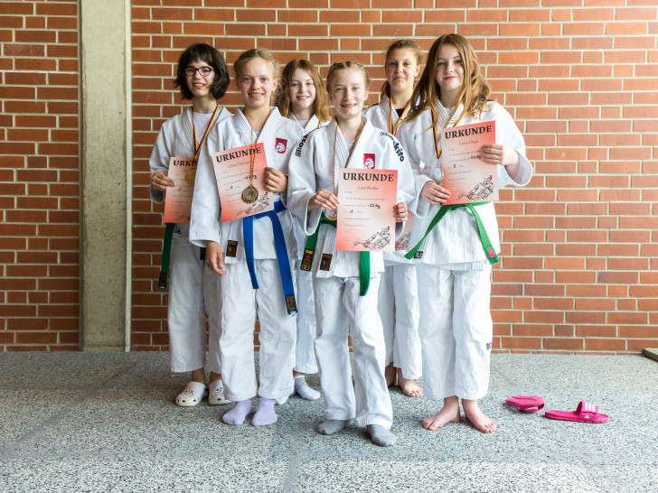 Die starke Mädchen-Mannschaft des BJC. Foto: Andreas Lippelt