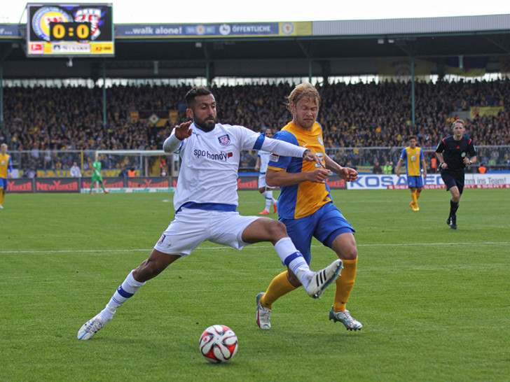 Am Sonntag gegen den FSV Frankfurt: Jan Hochscheidt und Co. Foto: Vollmer