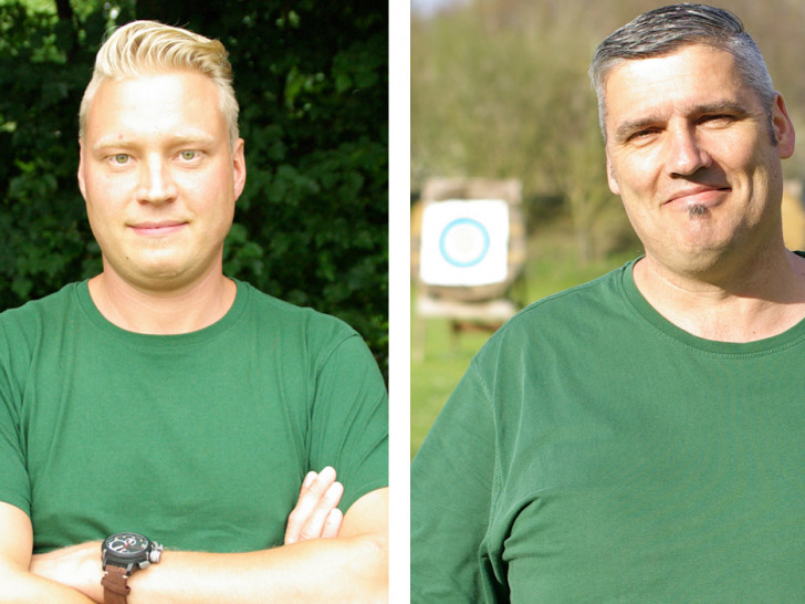 Reisen zu den Deutschen Meisterschaften: Holger Richter und Alexander Tkocz. Foto: Bernd Prodohl