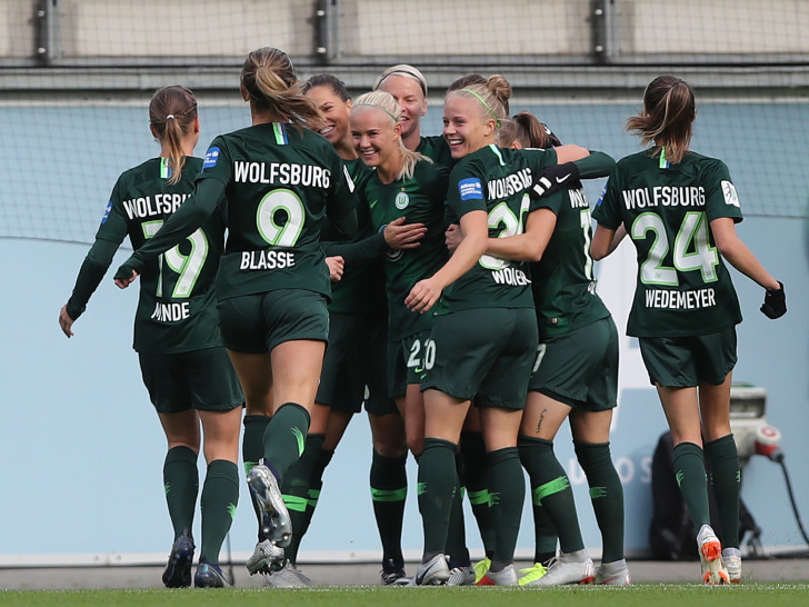 Die VfL-Frauen rocken die Liga. Auch die Champions League?  Fotos: Agentur Hübner