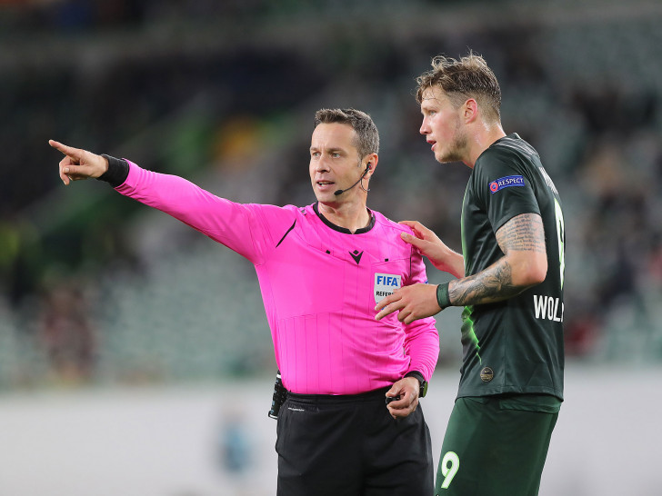 Wout Weghorst traf nicht, arbeitete aber exzellent für das Team. Fotos: Agentur Hübner