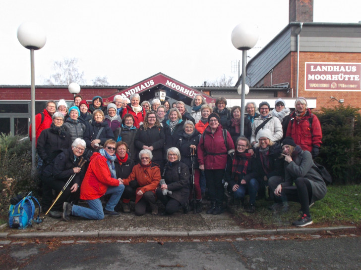 Die Teilnehmerinnen der 41. Braunkohlwanderung der Frauen des MTV Braunschweig. Foto: Verein