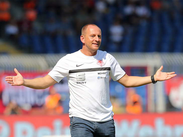 Identifikation pur: Torsten Lieberknecht und Eintracht Braunschweig. Foto: Agentur Hübner