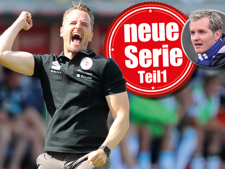 Wir stellen Eintracht-Trainer Christian Flüthmann ganz privat vor. Fotos: Agentur Hübner/privat