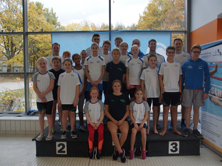 Mit vielen Medaillen beendete die Schwimmer der SSG den Wettbewerb. Foto: SSG Braunschweig