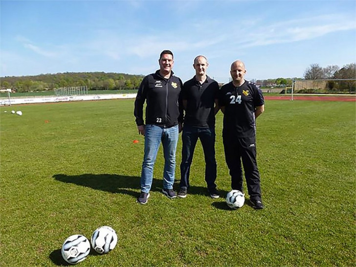 Haben auch diese Saison wieder etwas vor: Trainer Frank Dierling, Tom Daedelow und Co-Trainer Dennis Mattick. Foto: Verein/privat