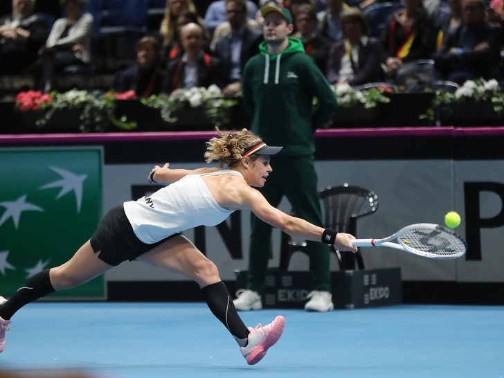 Laura Siegemund verlor gegen Aryna Sabalenka. Foto: Agentur Hübner