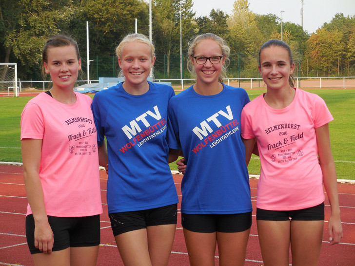Erfolgreiches MTV-Quartett: Leonie, Jelde, Paula, Maike. Foto: S. Böhm

 