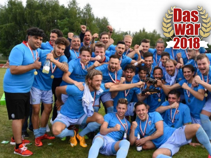 Meister Lupo Martini feierte den Aufstieg in die Regionalliga bereits auf dem Platz. Foto: Giampiero Buonocore