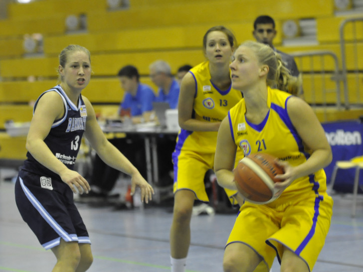 Erneut keine Punkte für Eintrachts Basketballerinnen. Foto: Jonas Dräger