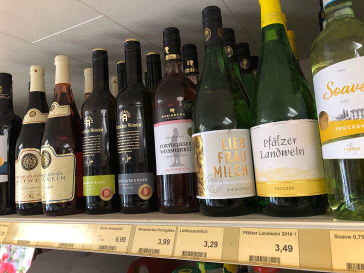 Der Absatz und Umsatz von Deutschen Weinen in Supermärkten und Discountern hat sich erhöht. Foto: Marc Angerstein