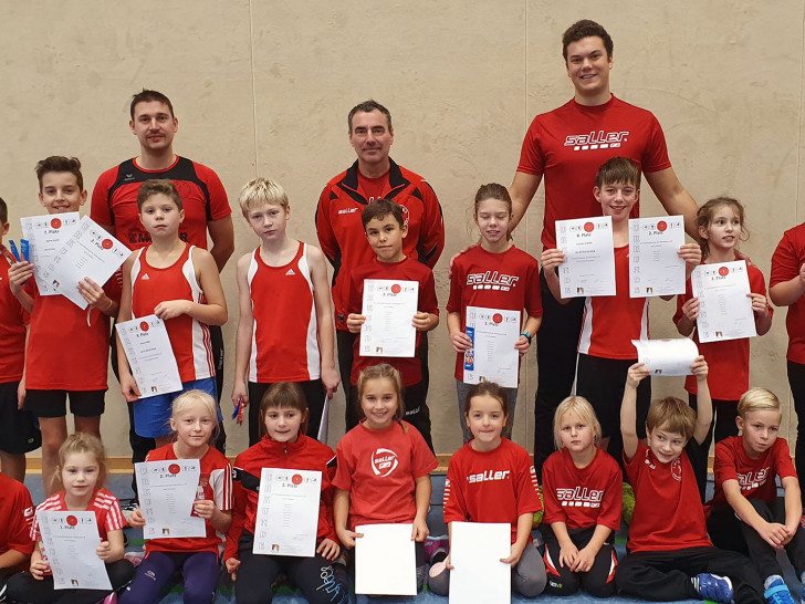 Kinder und Betreuer der LAV-Teams. Foto: Verein