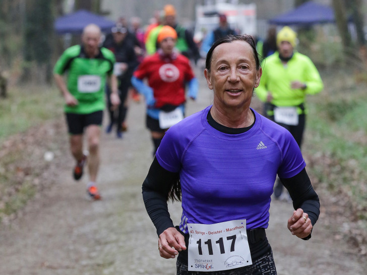 Anke Meinberg genoss den Trainigslauf in Springe. Foto: Friedrich-Wilhelm Schneider