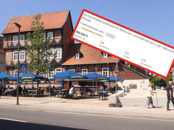 Das Hotel Bayrischer Hof steht zum Verkauf. Foto: Screenshot (immowelt.de)/Anke Donner