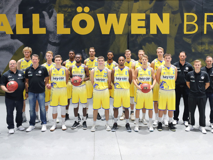 Der Kader der Basketball Löwen Braunschweig für neue Saison 2018/19 in der easyCredit-BBL. Fotos: Agentur Hübner