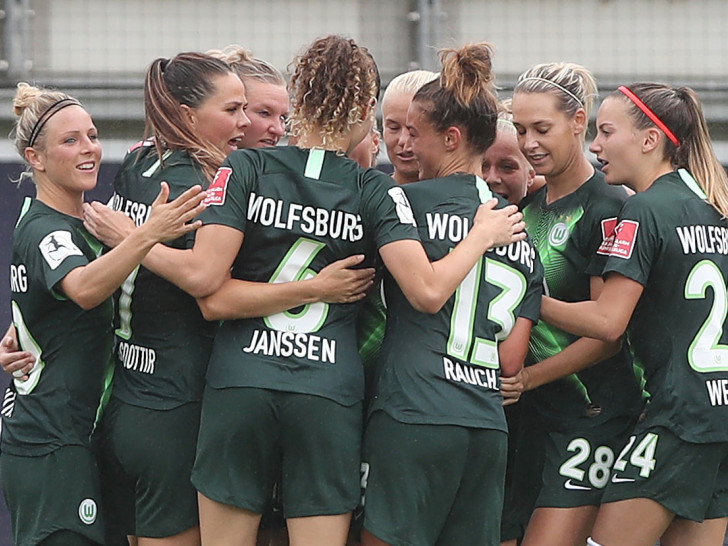 Gaben sich keine Blöße in Duisburg: VfL Wolfsburg Frauen. Foto: Agentur Hübner/Archiv