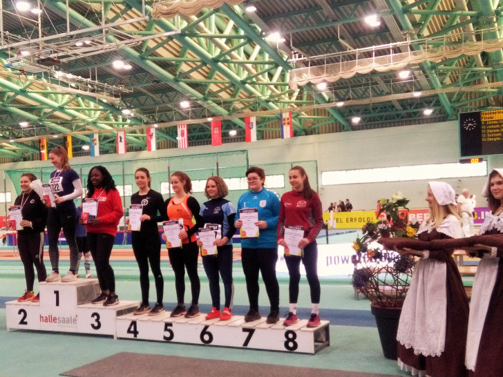 Siegerehrung DM Winterwurf, Heinichen erkämpft sich Platz 4 Foto: Wurfteam Braunschweig  