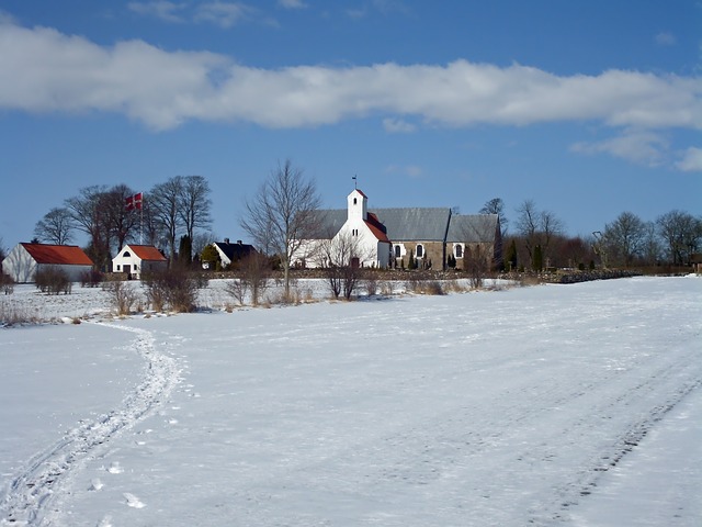 Schneelandschaft in Todbjerg. Foto: Privat