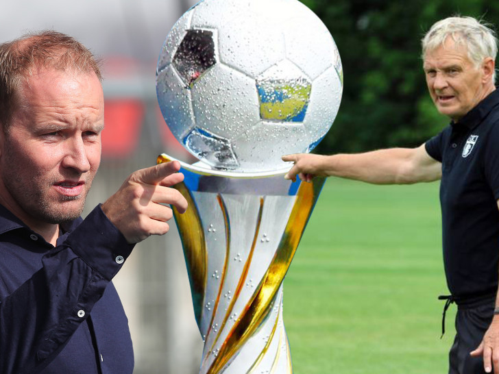 Wer erreicht mit seinem Team die nächste Runde? Henrik Pedersen (li.) oder Rainer Zobel (re.). Fotos: Agentur Hübner/Vollmer/imago