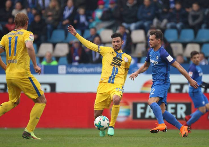 Eintracht Braunschweig unterlag beim VfL Bochum mit 0:2. Foto: Imago/Eibner