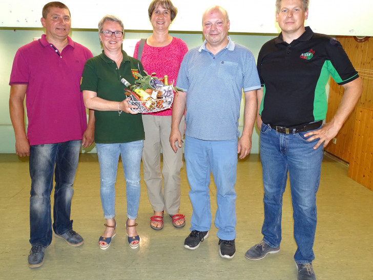 Peer Narup, Kreisjugendleiterin Susanne Narup, Matthias Hauschke, Bettina Pitzke und Hilmar Stock. Foto: Peter G. Matzuga