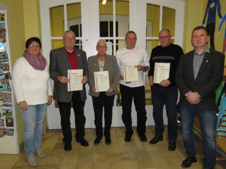 Ehrungen 2017 beim TSV Eixe. Foto: privat