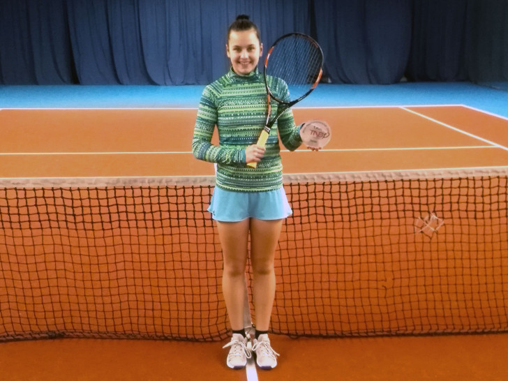 Michelle Nikiforow überzeugte in der Damenkonkurrenz der Regionsmeisterschaften. Foto: Heidberger Tennis-Club