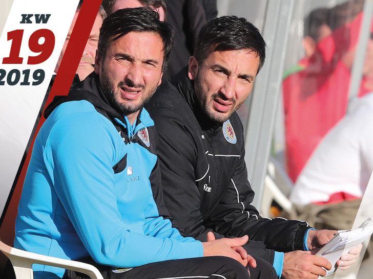 Das letzte Heimspiel für Eintrachts U23-Trainerduo Deniz und Hüseyin Dogan. Foto: Agentur Hübner