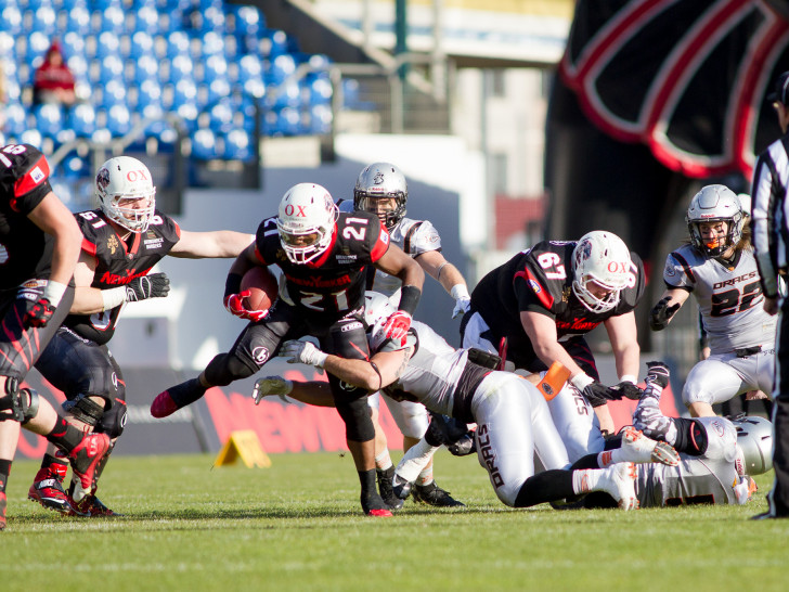 Die New Yorker Lions starten am kommenden Samstag in die GFL-Saison 2017. Foto: Reinelt/PresseBlen.de